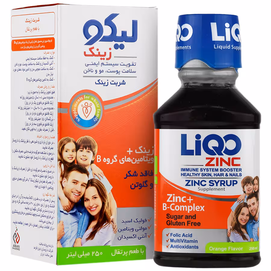 شربت لیکو زینک ابیان فارمد