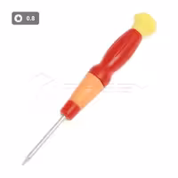 پیچ گوشتی پلاستیکی دسته قرمز آیفونی 0.8