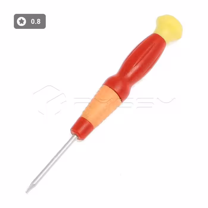 پیچ گوشتی پلاستیکی دسته قرمز آیفونی 0.8