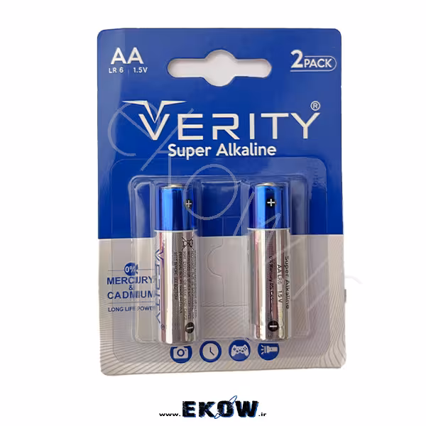باتری قلمی آلکالاین وریتی(باتری قلمی  VERITY LR6 SUPER ALKALINE)