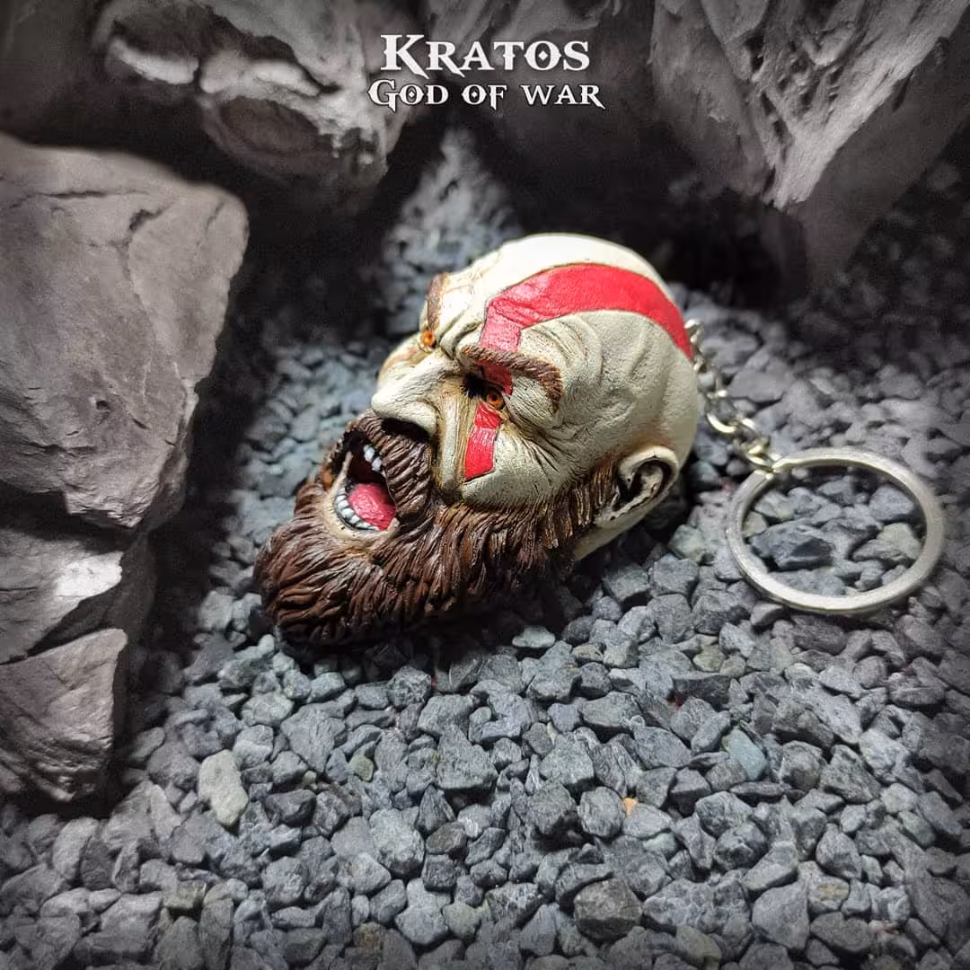 خرید جا سوئیچی رزینی Karatos GOD OF WAR با بهترین قیمت