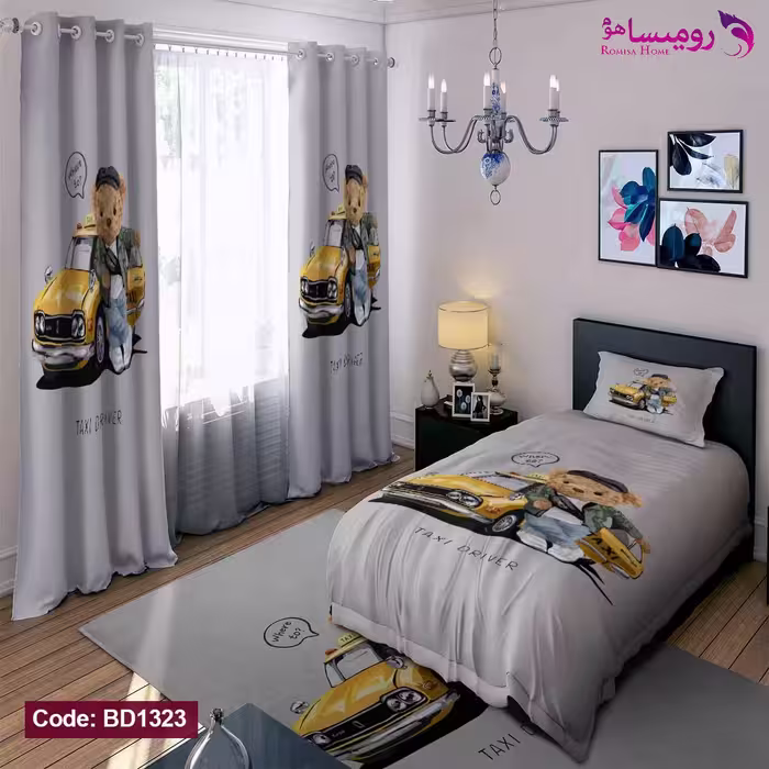 قیمت و خرید روتختی طرح تدی راننده تاکسی یک نفره برند دکو کد BD1323