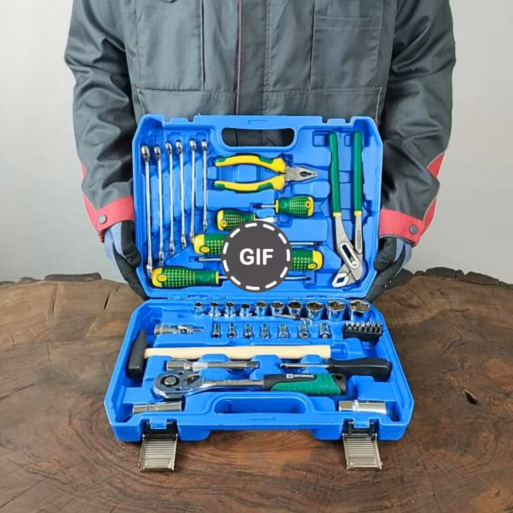 مجموعه 58 عددی ابزار آلات صنعتی اینتیمکس مدل  4019
