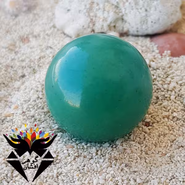 گوی آونتورین سبز اصل H3066