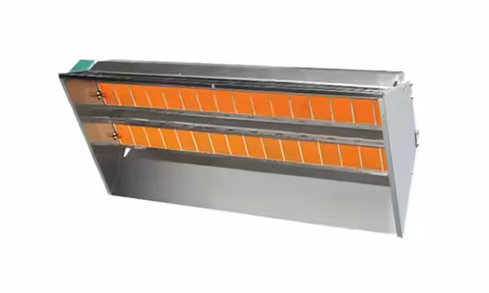 هیتر تابشی گازی سرامیکی گرماسان مدل GRC Double