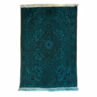 فرش دستبافت رنگ شده نیم متری مدل وینتج کد 4101114