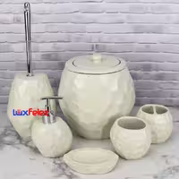 ست سرویس بهداشتی رزین راحیل کد b73 شش پارچه