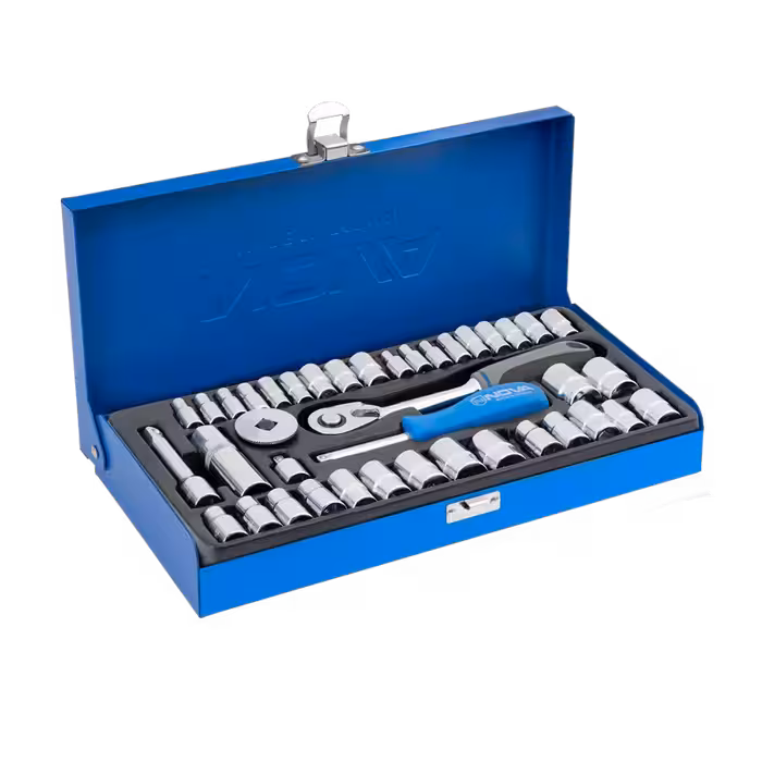 جعبه بکس 1/4 و 3/8 اینچ 40 پارچه نووا مدل 7002