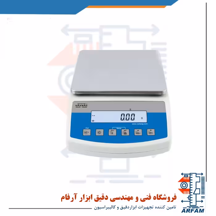 ترازو دیجیتال 2 کیلویی RADWAG WLC 2/A2/C/2 با دقت یک صدم گرم