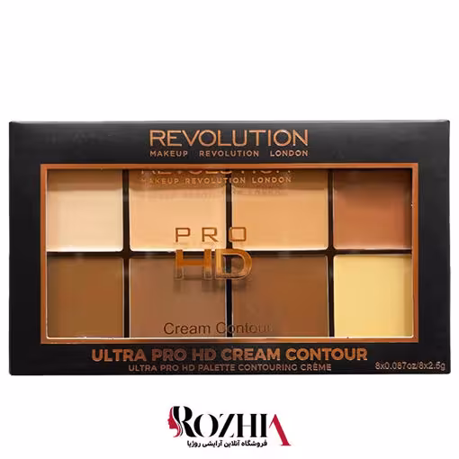 پالت کانتور کرمی 8 رنگ رولوشن مدل Light Medium