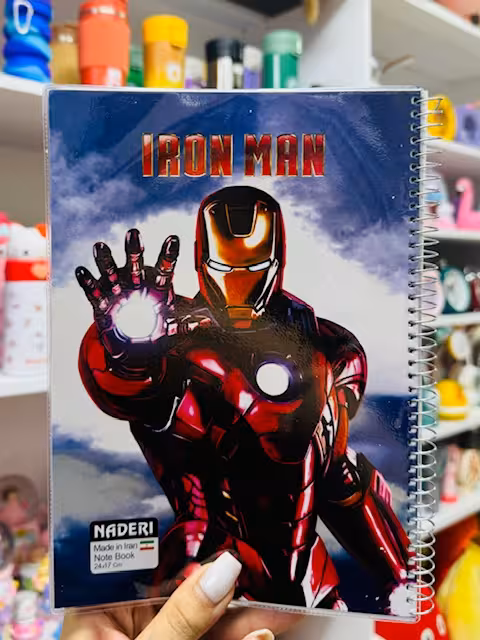 دفتر مشق 100برگ طرح مرداهنی