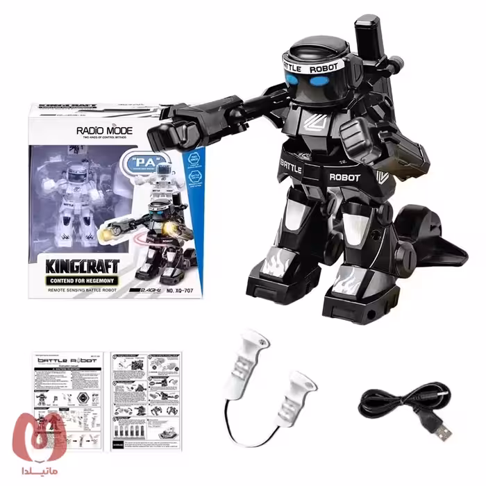 ربات کنترلی مبارز دو عددی King Craft آیتم 777-615S