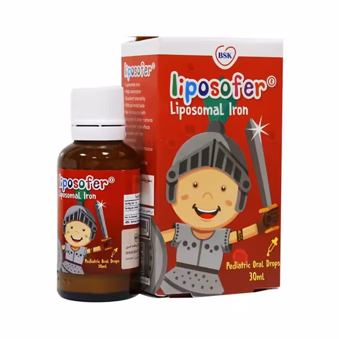 قطره آهن لیپوزوفر بی اس کی 30 میلی لیتر