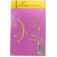 شابلون استنسیل 30*40 طرح لبخند کد X106 مجد