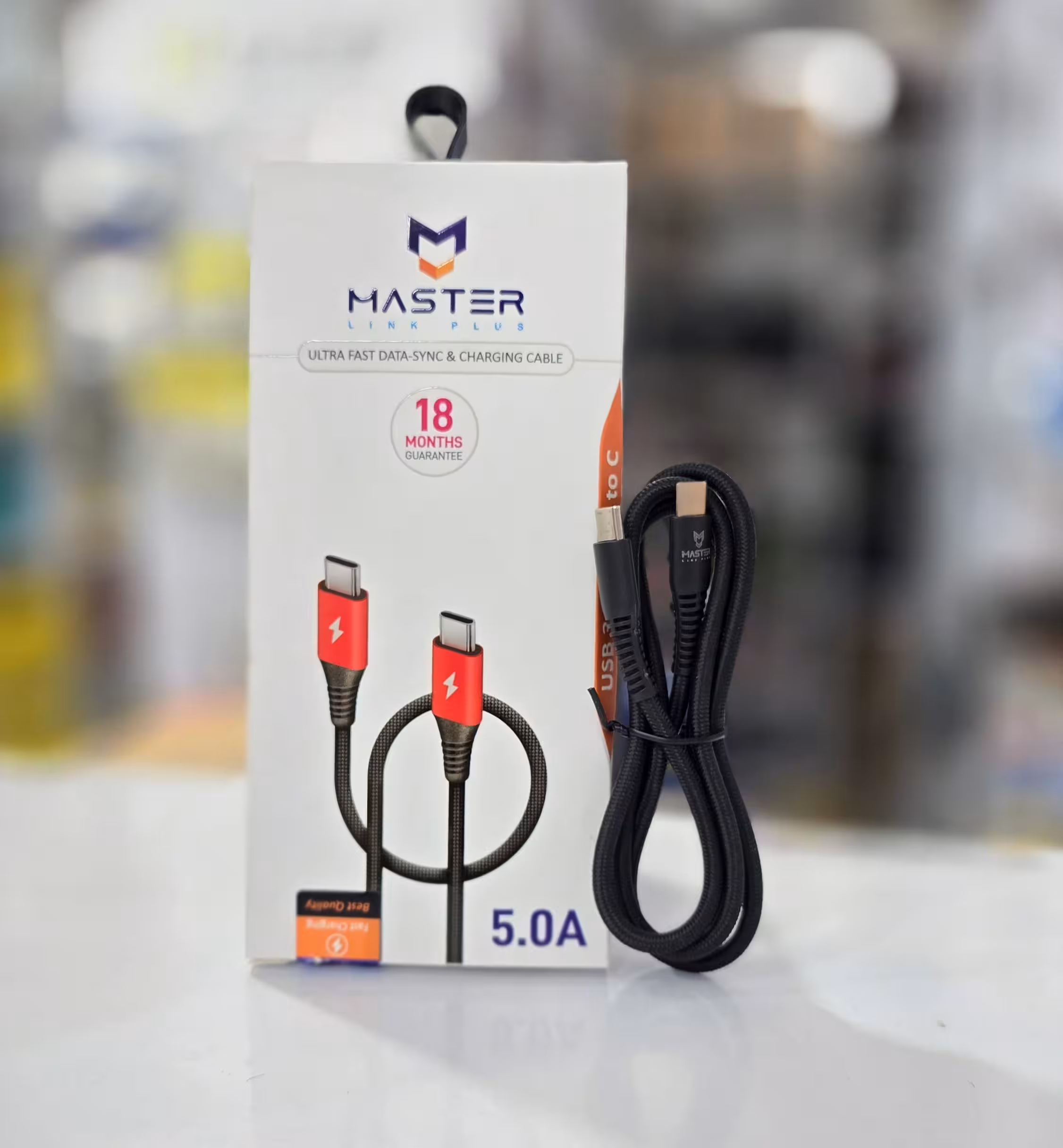 کابل شارژ Type-C to Type-C کنفی master مدل 002 سوپر فست