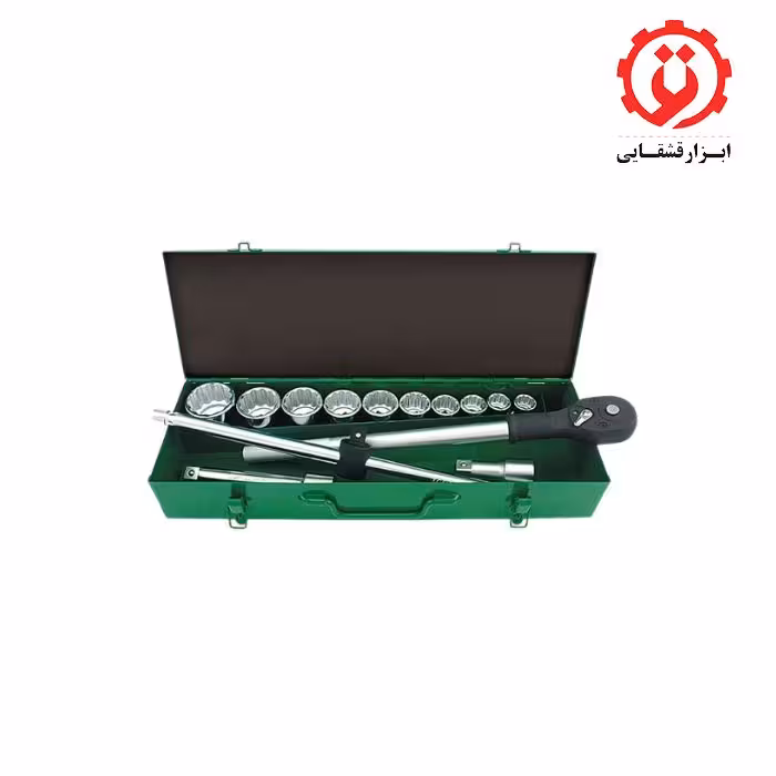 جعبه بکس 14پارچه 3/4 اینچ 12 پر تاپ تول مدل GCAD1407