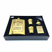 ست هیپفلاسک دو شات 240cc و فندک جک دنیلز کد L540342