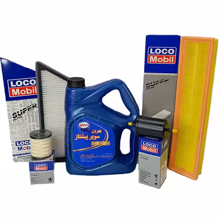 خرید پکیج تعویض روغن پژو 207 بهران با صافی بنزین (اقتصادی) | اتوموبی