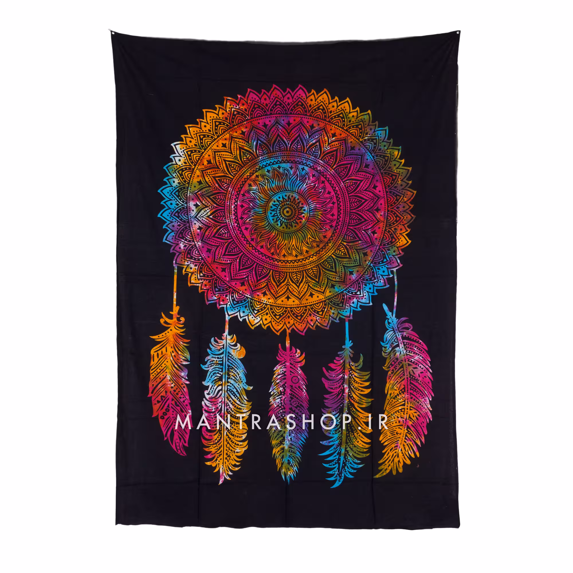 بکدراپ تپستری هندی طرح دریم کچر (رو تختی یک نفره) کد 143