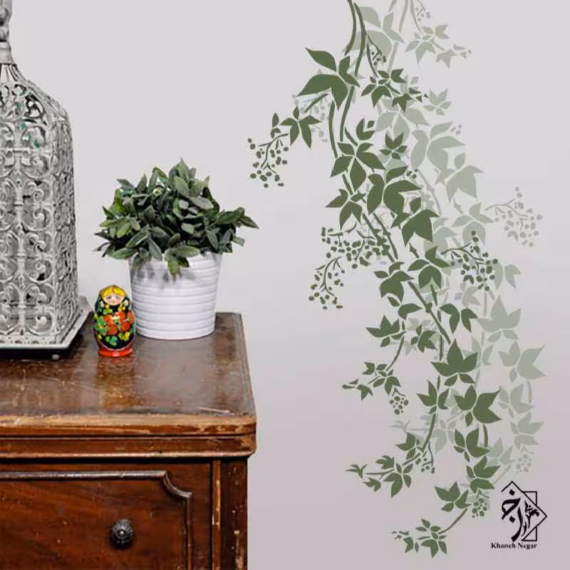 شابلون دیواری شاخه کد 625