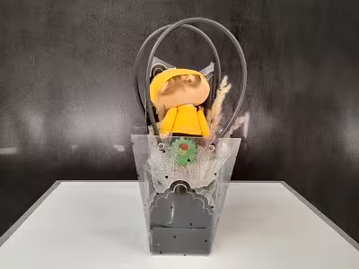 باکس کادویی عروسک روسی پسر زرد