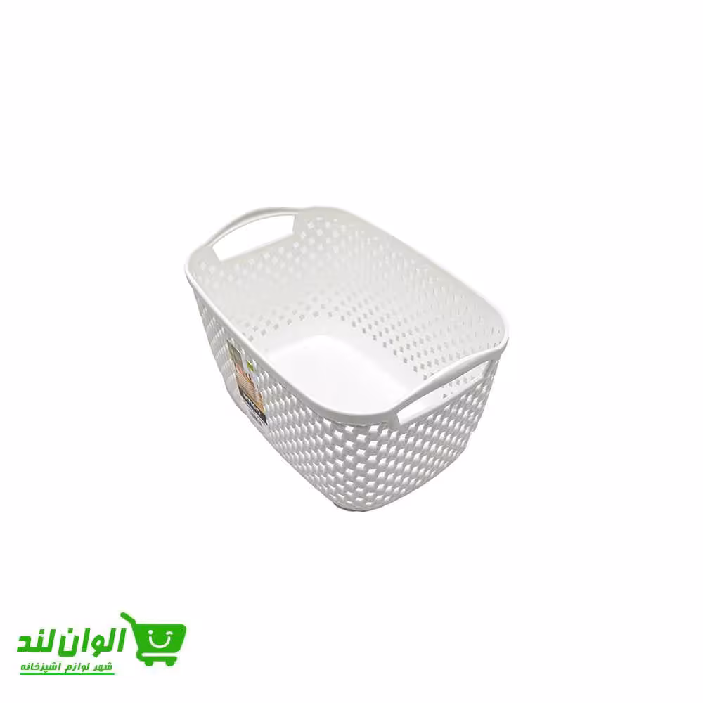 سبد ارگانایزر کابینت مستطیل لیمون مدل کوچک طرح بافت کد 22006