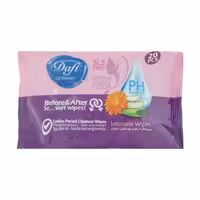 دستمال مرطوب بانوان دافی 20 عددی