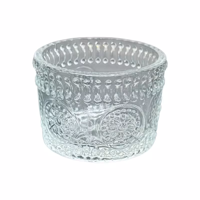 شیشه مربا خوری نیکلا قطر 6.5 ارتفاع 4.5 سانت