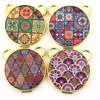 آیینه جیبی قالب خرسی طرح سنتی