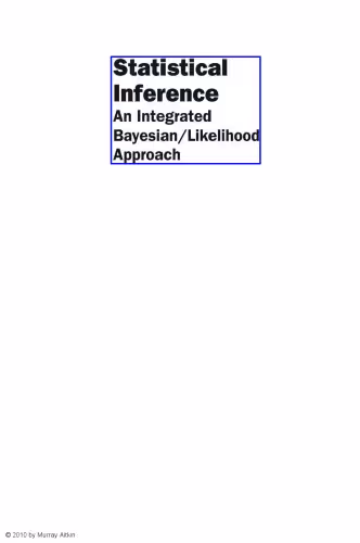 خرید و دانلود نسخه کامل کتاب Statistical inference : an integrated Bayesian/likelihood approach
