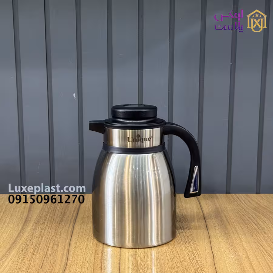 فلاسک استیل یونیک 1.5 لیتر دکمه وسط کد 1836