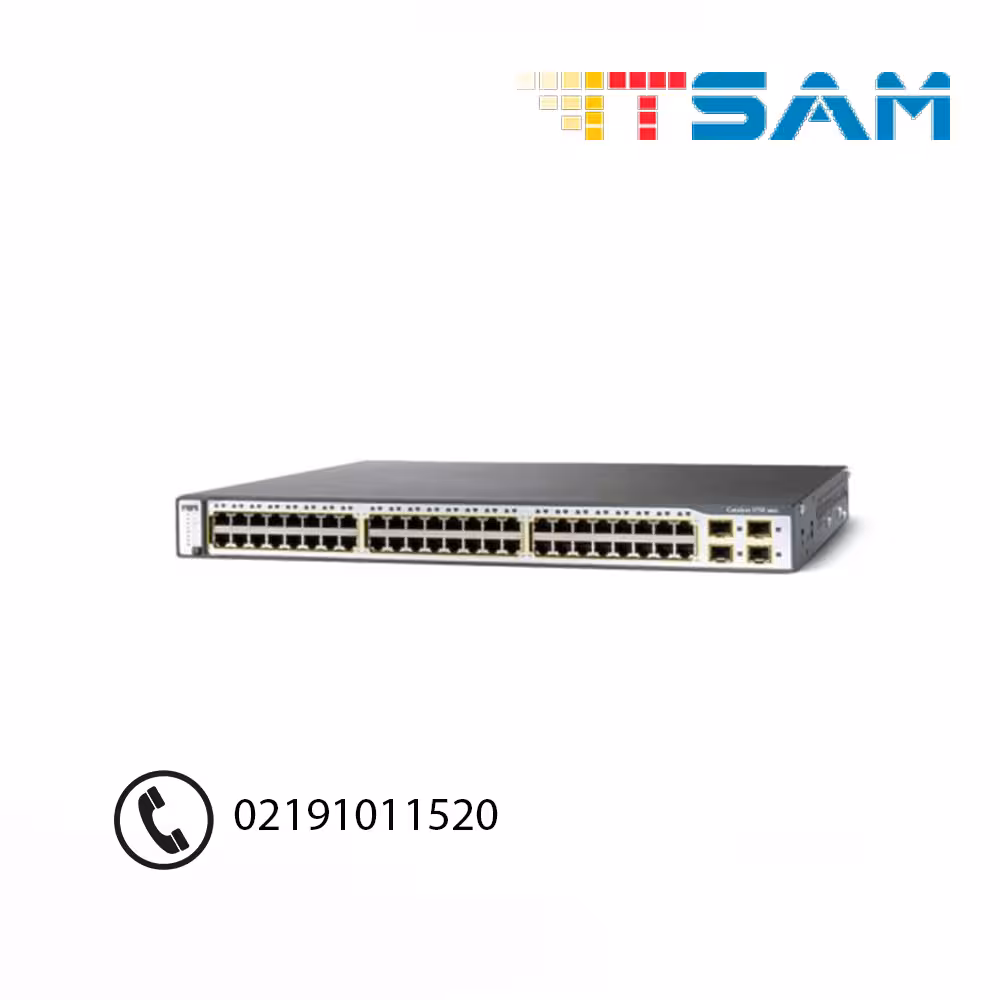 سوئیچ سیسکو Cisco WS-C3750G-48PS-E