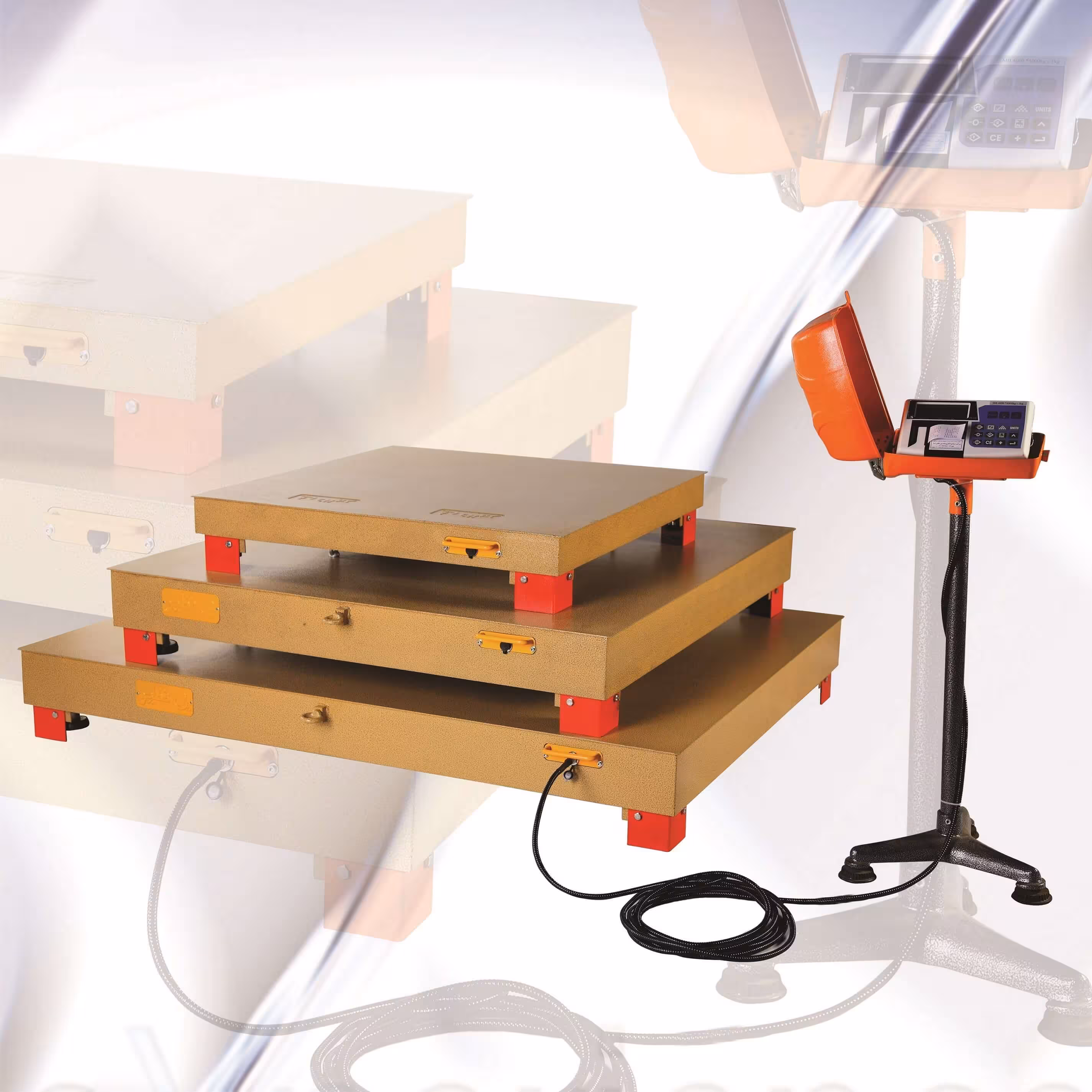 باسکول بی نظیر 2 تن پرینتردار مدل MBH 2003