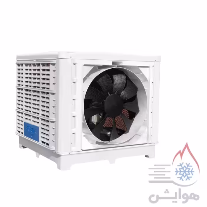 کولر آبی پلیمری روبرو زن نیرو تهویه البرز 18000