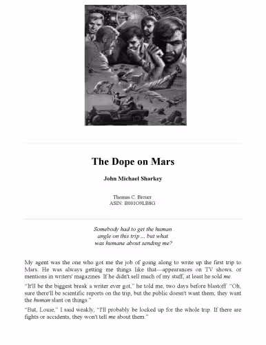 خرید و دانلود نسخه کامل کتاب The Dope on Mars