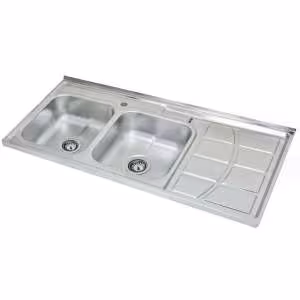 سینک ظرفشویی استیل نگین الماس مدل SA46 روکار