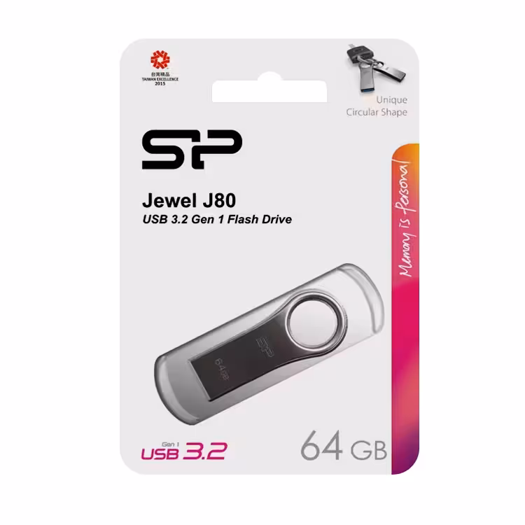 فلش 64 گیگ Silicon Power Jewel USB 3.2 مدل J80