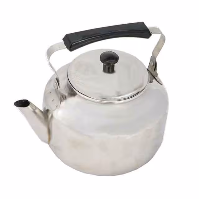 کتری استیل مدل شقایق لوله دار 6 لیتری