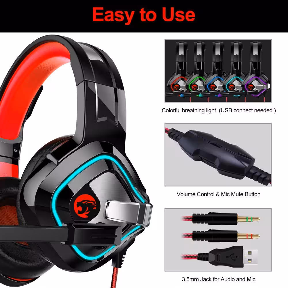 هدست حرفه ای A66 پرو RGB