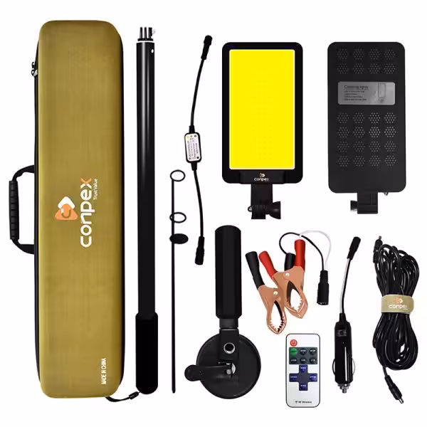 چراغ کمپینگ کانپکس مدل FR-25 COB/RF با پایه وکیوم