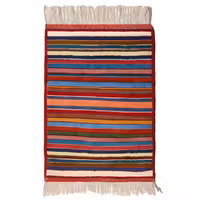 فرش دستبافت یک و نیم متری طرح خراسان کد 4020546