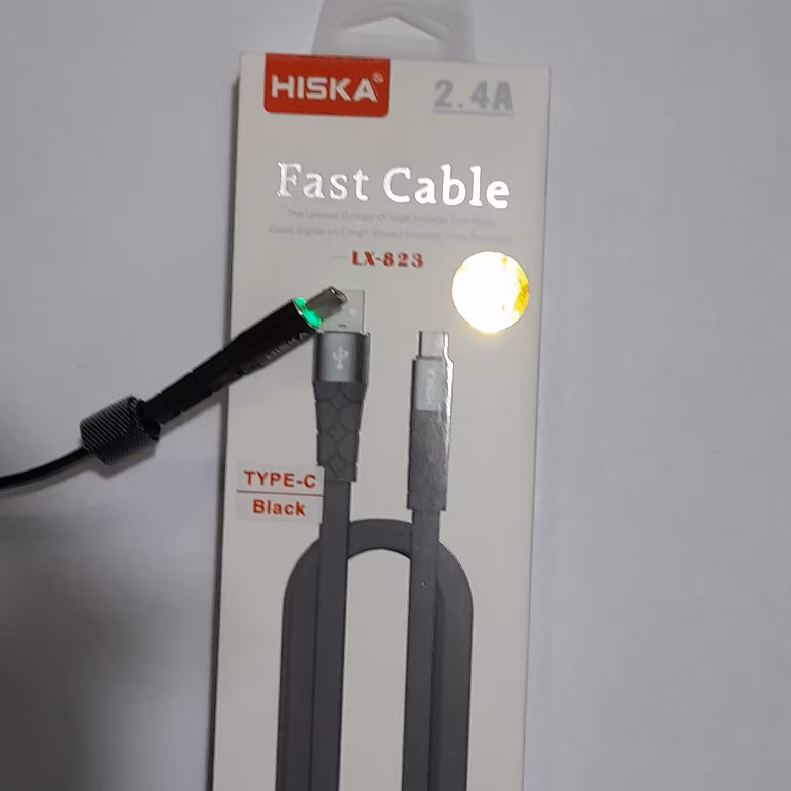 کابل شارژ هیسکا type-c fast
