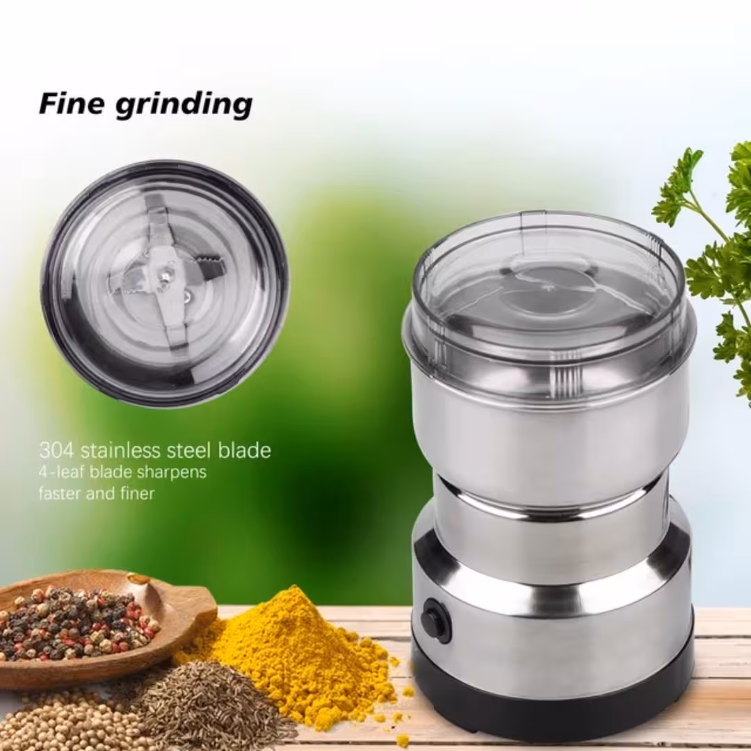 آسیاب خانگی RAF مدل R.7113 قدرت 300 وات موجود در فروشگاه قشمی شاپ INSTAGRAM QESHMISHOP