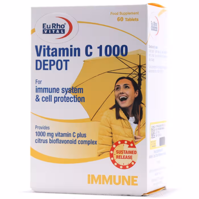 قرص ویتامین سی دپو 1000 یوروویتال - دارونت