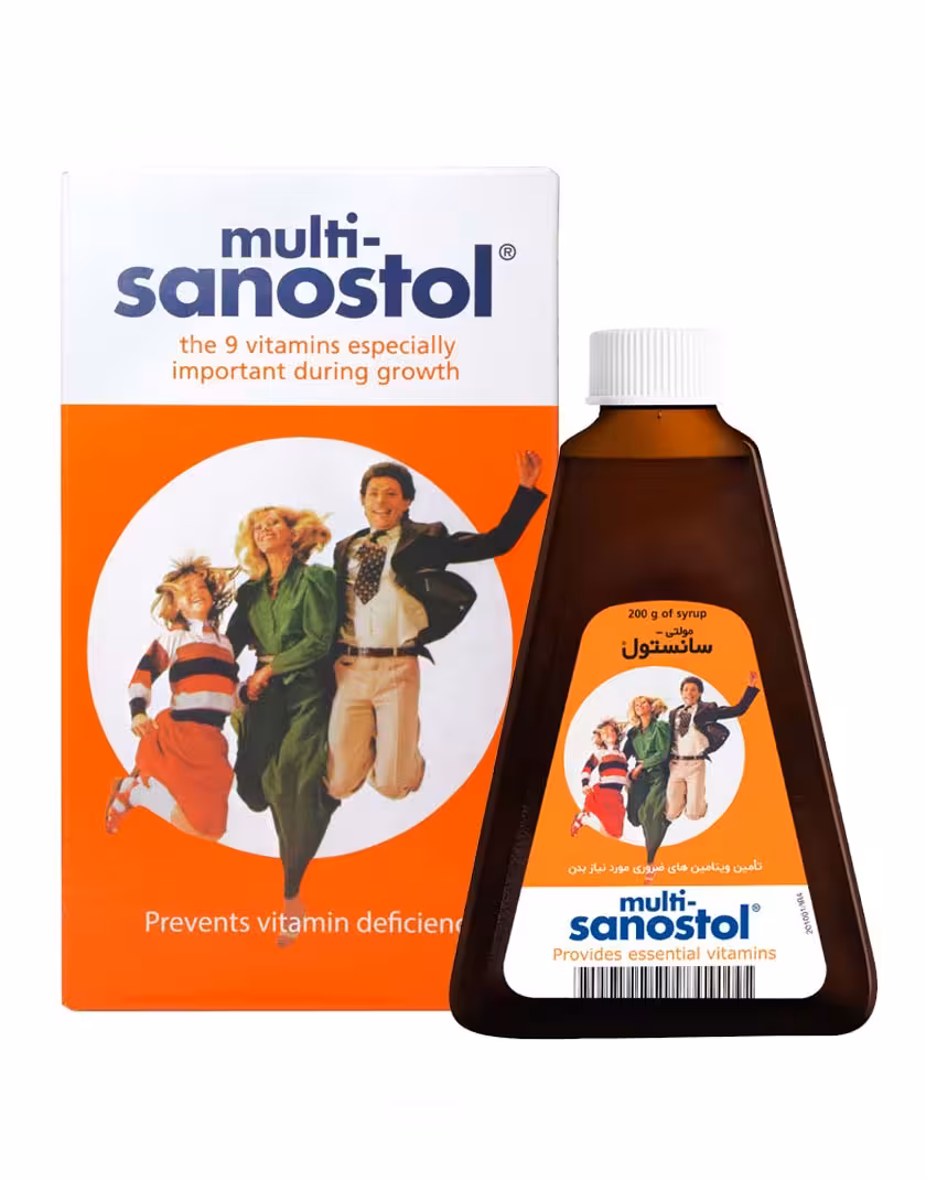 شربت مولتی سانستول 200 میلی لیتر