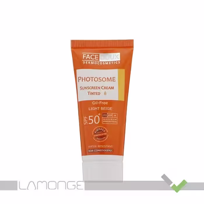 کرم ضدآفتاب SPF50 بژ روشن مناسب پوست چرب فتوزوم فیس دوکس