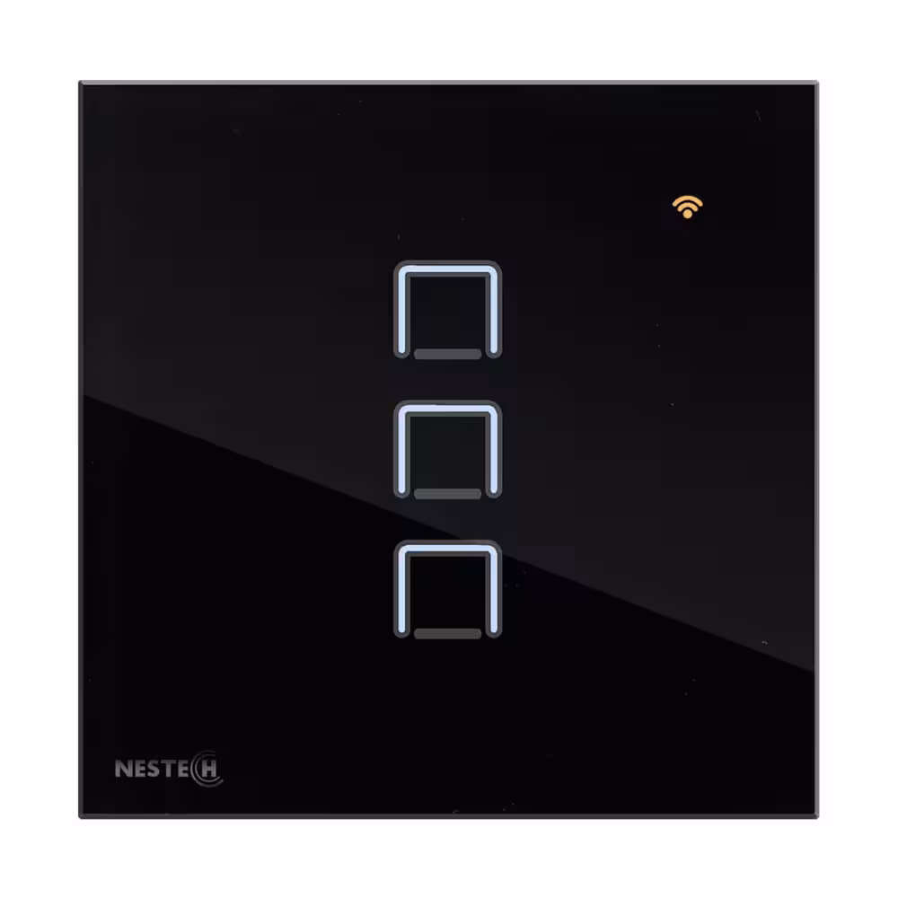 کلید لمسی هوشمند سه پل Zigbee نستک سری INNOVA کد NE5LS01XG3