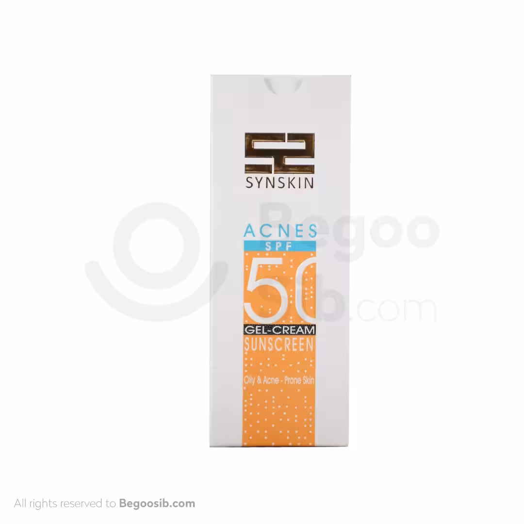 ژل کرم ضدآفتاب اکنس SPF50 ساین اسکین 50 گرمی