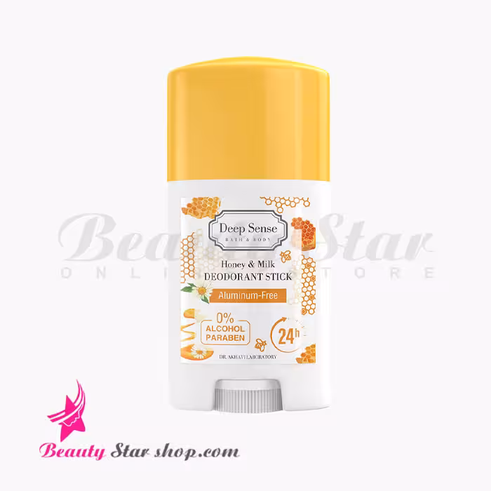 استیک خوشبو کننده بدن (دئودورانت) 24 ساعته دیپ سنس مدل شیر و عسل وزن 40 گرم