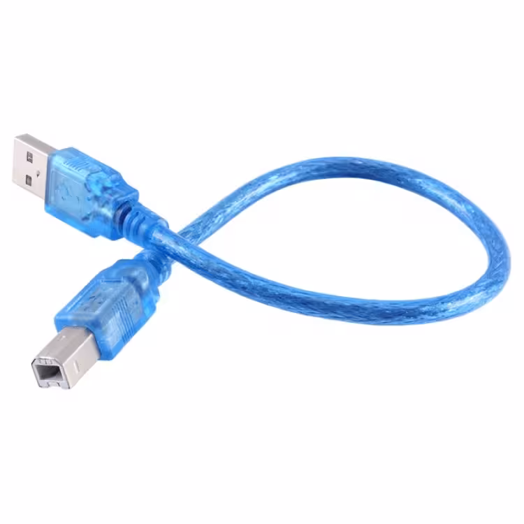 کابل USB پرينتر 50 سانتیمتر مناسب برای پروگرام بردهای آردوینو